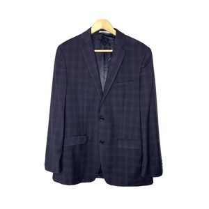 Men’s Joseph Abboud Wool Black Sports Coat Jacket 40R